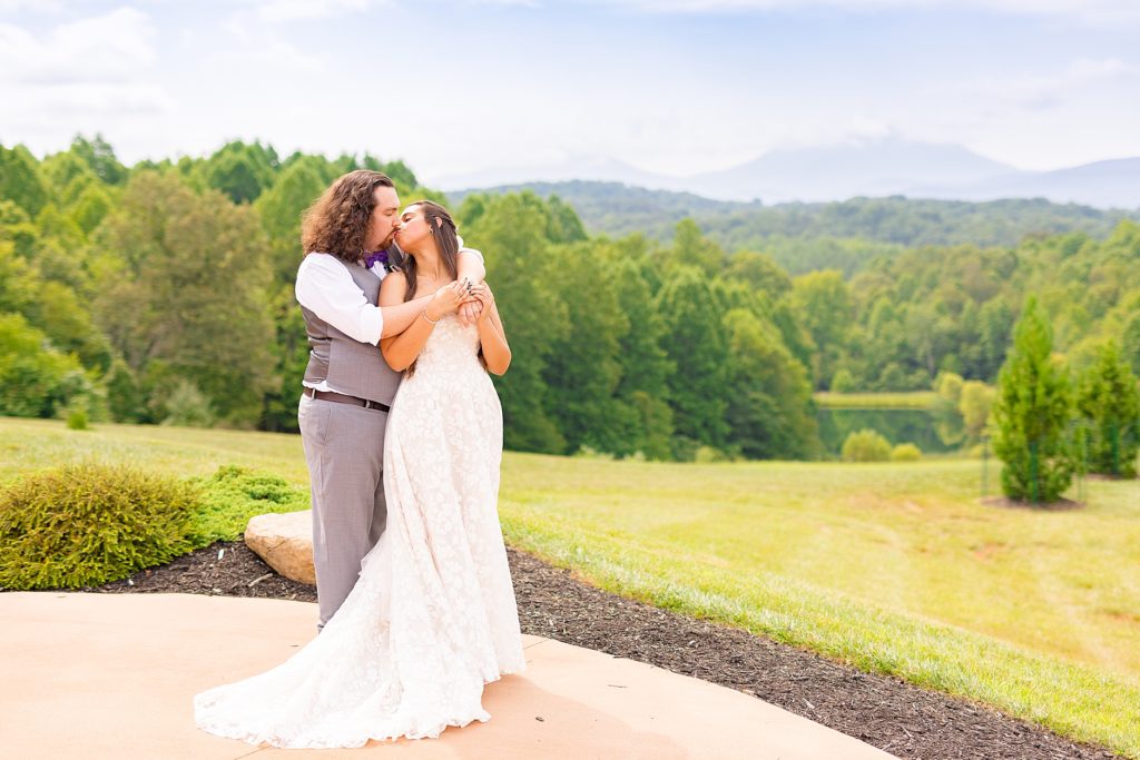 Morgan & Matt's Summer Glass Hill Venue Wedding