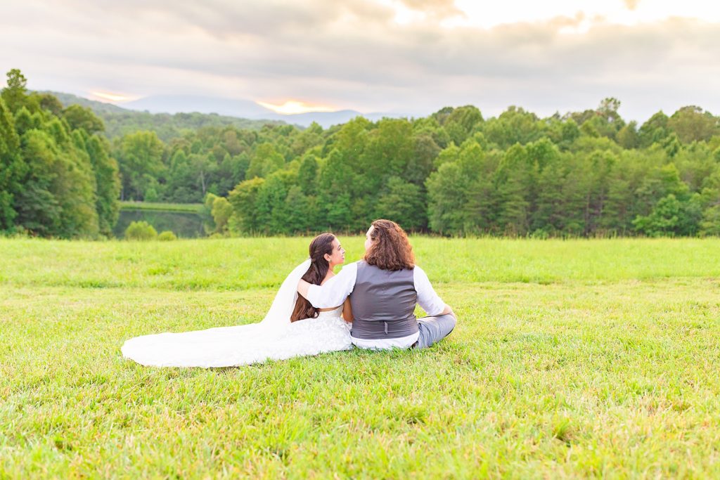 Morgan & Matt's Summer Glass Hill Venue Wedding