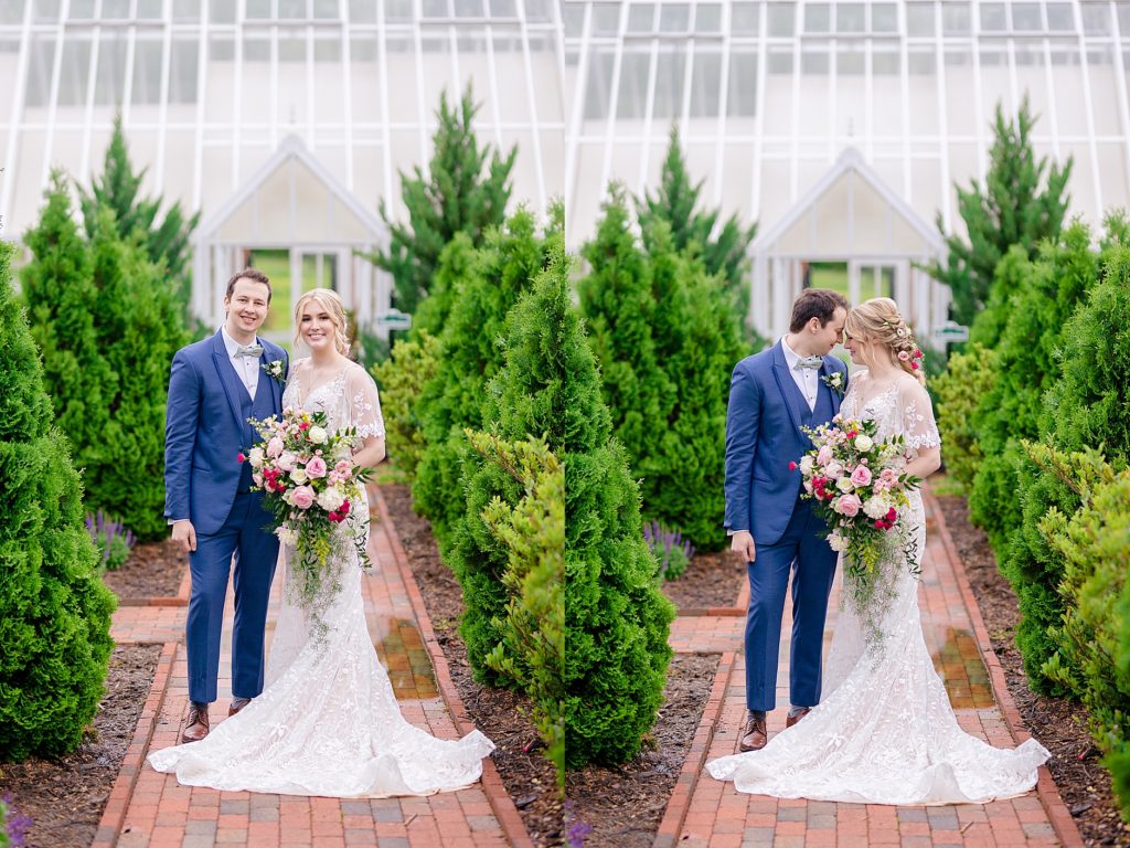 Sarah & Alexei's Rainy Garden Wedding