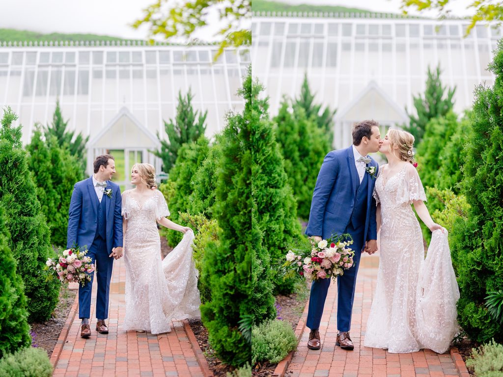 Sarah & Alexei's Rainy Garden Wedding