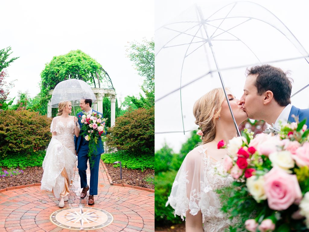Sarah & Alexei's Rainy Garden Wedding