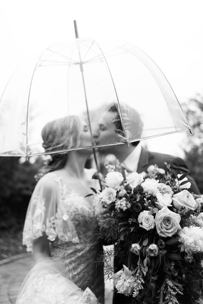 Sarah & Alexei's Rainy Garden Wedding
