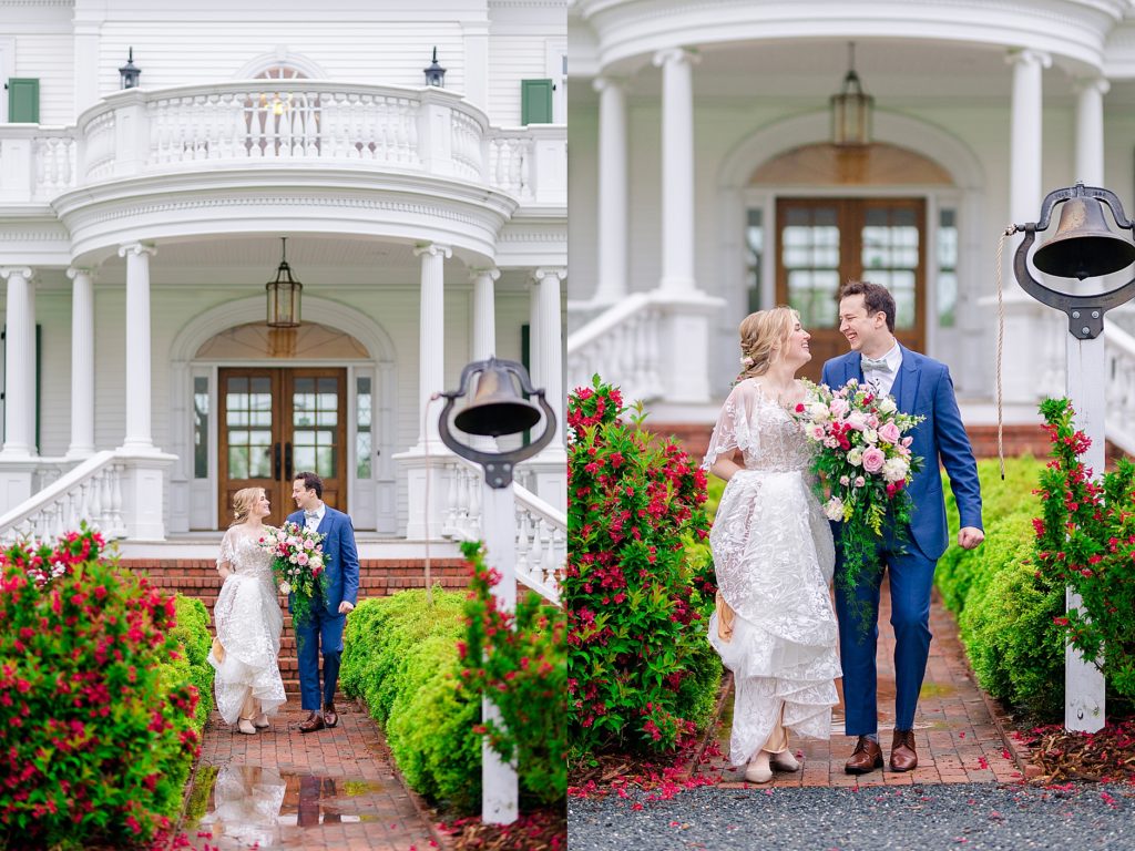 Sarah & Alexei's Rainy Garden Wedding