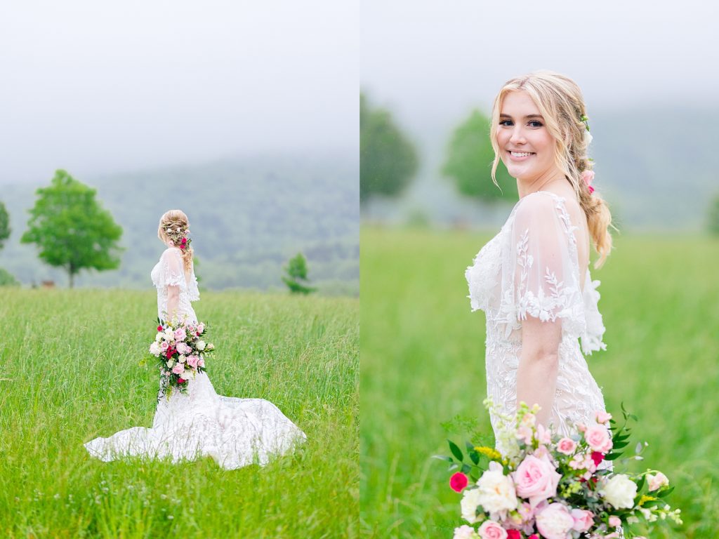 Sarah & Alexei's Rainy Garden Wedding