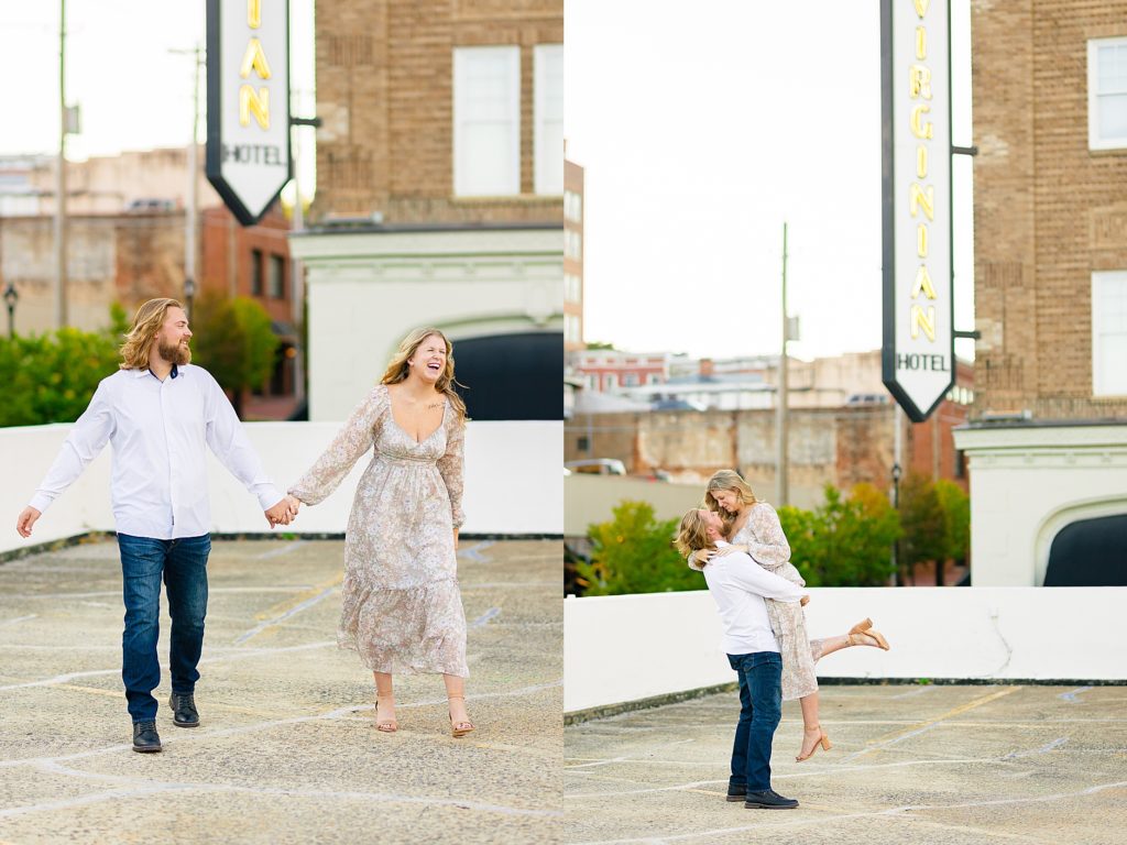 McKenzie & Hunter's Virginian Hotel Engagement Session