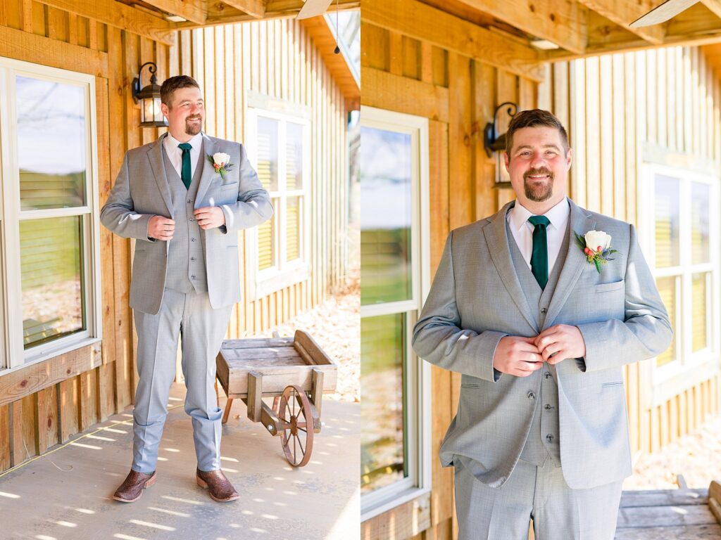 Morgan & Beau's Spring Barn Wedding